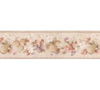 Brewster 418B308 Borders and More Fruit Trail Wall Border, 6.875-Inch by 180-Inch, Cream