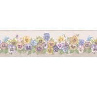 Brewster 418B324 Borders and More Pansy Trail Wall Border, 6.875-Inch by 180-Inch