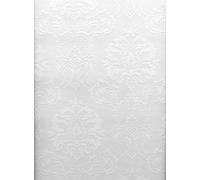 Brewster 429-6705 Plouf Damask Paintable Wallpaper, White