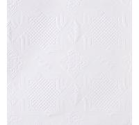 Brewster RD0655 Anaglypta Paintable Tin Effect Wallpaper, 21-Inch by 396-Inch, White