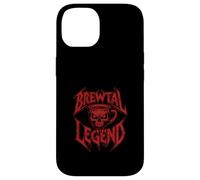 Brewtal Legend Heavy Metal Fan Skull Caffeine Coffee Lover Case for iPhone 14