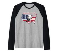 Brexit 1776 4th July George Washington Day of Independence Raglan Baseball Tee
