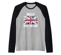 Brexit Great Britain UK Flag Europe EU Politics Gift Raglan Baseball Tee