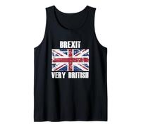 Brexit Great Britain UK Flag Europe EU Politics Gift Tank Top