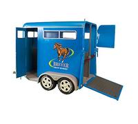 Breyer 90.2617 Traditional Series Two Horse Trailer, Blue