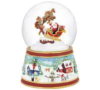 Breyer Horses 2021 Christmas Collection | Musical Snow Globe -Santa's Sleigh | Model #700242 Multicolor