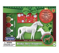Breyer Horses 2023 Holiday Collection | Paint Your Own Ornament | 2 Horses | 4 Paint Pots | Model #700731