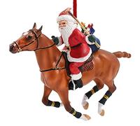 Breyer Horses 2023 Holiday Collection | Polo Playing Santa Ornament | Model #700689