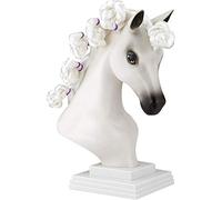 Breyer Horses Mane Beauty Horse Styling Head | Daybreak | White Extra-Long Silky No Tangle Mane | 10" x 4.25" x 4.25" | Styling Book, Brush, Hair Coils, Hair Clips, Elastics | Horse Toy | Model #7404
