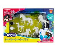 Breyer Horses Stablemates Horse Crazy Colorful Breed Paint Set | 5 Piece Set | 1:32 Scale | Model #4234