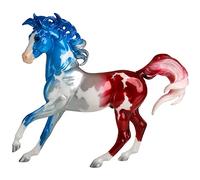 Breyer Horses Traditional Series Collector Model | Anthem | Patriotic Red, White and Blue | 2022 Limited Edition | Horse Toy Model | 11.5" x 8.5" | 1:9 Scale Horse Figurine | Model #1858