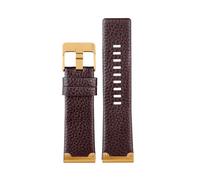 Breyhda Extra Wide Leather Watch Strap - 22mm-32mm Large Size Replacement Band for Men's Watches,28mm