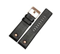 Breyhda Extra Wide Leather Watch Strap - 22mm-32mm Large Size Replacement Band with Tools,22mm