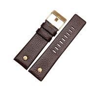 Breyhda Extra Wide Leather Watch Strap - 22mm-32mm Large Size Replacement Band with Tools,32mm