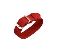 Breyhda Nylon Canvas Watch Strap 14mm 16mm 18mm 20mm 22mm - Soft Replacement Wristbands, Watch Accessories,Red,20mm