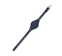 Breyhda Petite 8mm Leather Watch Strap - Women's Slim Matte Replacement Band for Small Watches,Dark Blue,8mm Rose Buckle