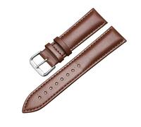Breyhda Universal Leather Watch Strap - 12mm-24mm Replacement Band for Men/Women Watches,Brown,12mm