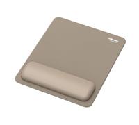 Breyta Mousepad Wrist Rest - Sand, Silicone HEX Cushion Technology wrist support cushion with mouse mat, anti slip back, for use with computer, mac or laptop. Ideal for home or office use and gaming.