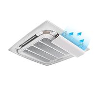BREZO Portable Air Conditioners Vent Deflectors, Air Conditioner Deflector, Anti-Condensation Prevent Direct Blowing (Size : 20x60cm(7.9x23.6in))