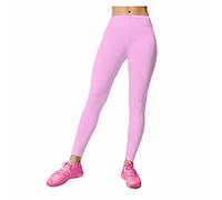 Brezza Ladies Stretch Long Leggings Womens Plus Size 8-26. Baby Pink