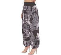 Brezza Women Ladies Alibaba Harem New Printed Italian Hareem Baggy Full Length Trousers Pants UK Plus Size 8-26