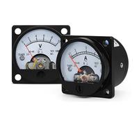 BRHJJQPP 1Pcs SO-45 AC Analog Ammeter Pointer Meter 1A 2A 3A 5A 10A 15A 20A 30/5A 50A 100A 200A 250A 300A 400A 500A 600/5A Panel Meter(AC AMMETER_AC 150-5A)