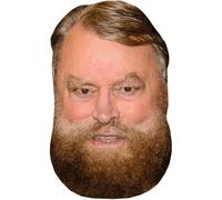 Brian Blessed (Beard) Celebrity Mask, Flat Card Face, Fancy Dress Mask