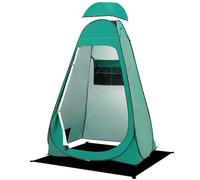BRIAN & DANY Pop Up Toilet Privacy Tent, Portable Shower & Changing Tent for Hiking, Beach - UPF 50+ & Waterproof, 120 x 120 x 190cm, Green