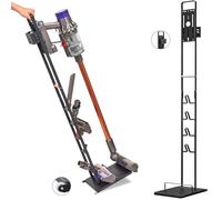 BRIAN & DANY Vacuum Storage Stand, Metal Holder for Dyson V15 V12 V11 V10 V8 V7 V6 Cordless Vacuum Cleaners & Accessories, Black