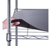 BRIAN & DANY Wire Shelf Liner 14" X 30", Heavy Duty Shelf Liners for Wire Shelving, Waterproof Protector Mats, Set of 4, Black