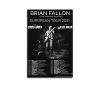 Brian Fallon Album Cover Aesthetic Limited Edition Poster Signature Rap Singer Music Poster Dormitory Decoration Bedroom Poster Printing Canvas Wall Art Room 08x12inch(20x30cm) Unframe-style-5