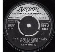 Brian Hyland - Itsy Bitsy Teenie Weenie Yellow Polkadot Bikini/Don't Dilly Dally Sally (VG 45 rpm)