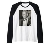 Brian Johnston Johnners Cricket Commentator By Dick Barnatt Raglan Baseball Tee