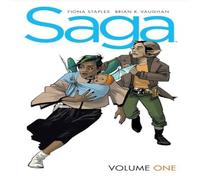 Brian K Vaughan Saga Volume 1: New Edition Paperback Book Brian K Vaughan Multicolor