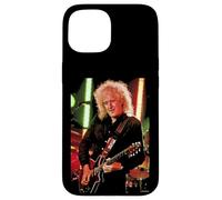 Brian May Guitar Live Queen & Adam Lambert By Dick Barnatt Case for iPhone 15