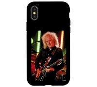 Brian May Guitar Live Queen & Adam Lambert By Dick Barnatt Case for iPhone X/XS