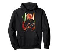 Brian May Guitar Live Queen & Adam Lambert By Dick Barnatt Pullover Hoodie