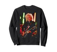 Brian May Guitar Live Queen & Adam Lambert By Dick Barnatt Sweatshirt