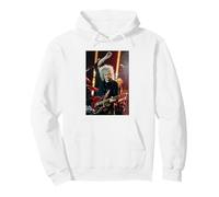 Brian May Guitarist Queen Adam Lambert Live By Dick Barnatt Pullover Hoodie