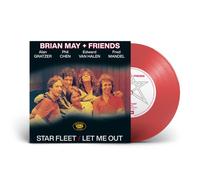 Brian May Star Fleet / Let Me Out - Red Vinyl - Sealed UK 7" vinyl single record 00602448713056 EMI 2023