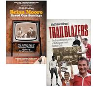 Brian Moore Saved Our Sundays By Matt Eastley & Trailblazers The Groundbreaking History Of Nottingham Forest Football Club By Matthew Oldroyd 2 Books Collection Set