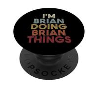 Brian Name Brian Personalized Name First Given PopSockets Adhesive PopGrip