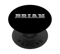 Brian Name Dad Fix It Husband Strong Father Builder Smartest PopSockets Adhesive PopGrip