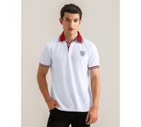 Brian Oak London Men's Designer Cotton Polo - White | Size: Medium Brian Oak London White M