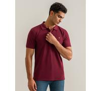 Brian Oak London Men's Maroon Plain Pique Polo | Size: Medium Brian Oak London Maroon M