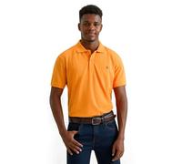 Brian Oak Men's Apricot 100% Cotton Polo Shirt Breathable, Lightweight, Easy Care, Short Sleeve Comfortable Golf T-Shirt (UK, Alpha, XL, Regular, Regular, Apricot)