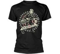 Brian Setzer T Shirt Genuine Rockabilly Black Mens Stray Rock New Black