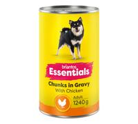 Briantos Essentials Chunks in Gravy 6 x 1240g - Beef