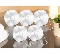 Briar Belle Double-Sided Tape Heavy Duty Nano Extra Large - Ultra Strong Adhesive for Walls, Carpets, & DIY Projects - Perfect for Home & Office Use (5, 118.1in*0.78in (3.0m*2.0cm))