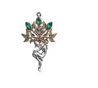 Briar Mandrake - for Luck & Wealth Bestiary Pendant Necklace - with Velvet Gift Storage Bag - Matching Brooch Available